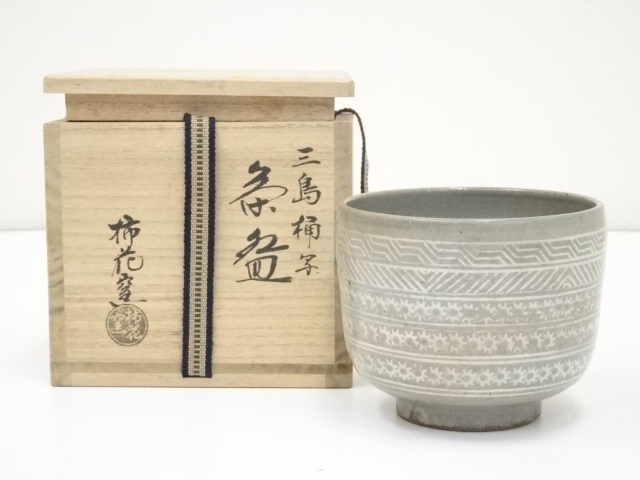 JAPANESE TEA CEREMONY / CHAWAN(TEA BOWL) / MISHIMAOKE STYLE